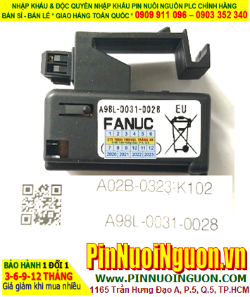 Pin A98L-0031-0028; Pin Fanuc A98L-0031-0028; Pin nuôi nguồn Fanuc A98L-0031-0028 lithium _Japan