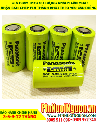 Panasonic Cadnica N-3000CR; Pin sạc NiCd Panasonic Cadnica N-3000CR (C3000mAh 1.2v) _Made in Japan |CÓ SẲN
