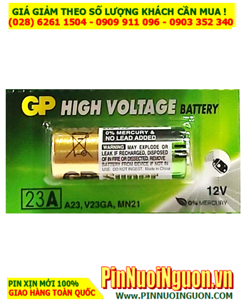Pin 12v _Pin A23;  Pin Remote GP 23AE High Voltage Alkaline 12v Pin Remote điều khiển chính hãng