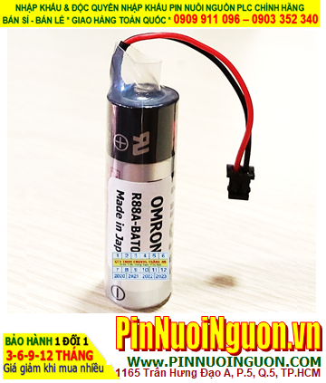 Pin Omron R88A-BAT01G; Pin nuôi nguồn PLC Omron R88A-BAT01G lithium 3.6v _Xuất xứ Nhật