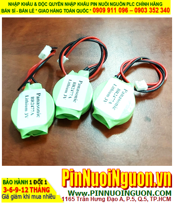 Panasonic BR2477A; Pin CMOS lithium 3.0v Panasonic BR2477A (loại Zắc CẮM)
