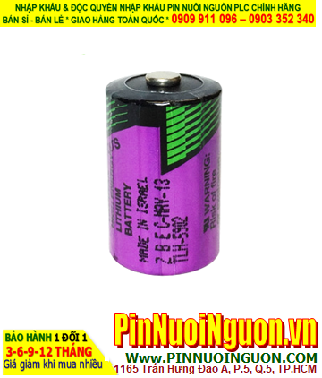 Pin Tadiran TLH-5902; Pin nuôi nguồn Tadiran TLH-5902 1/2AA 1200mAh 3.6v (loại chịu nhiệt cao)