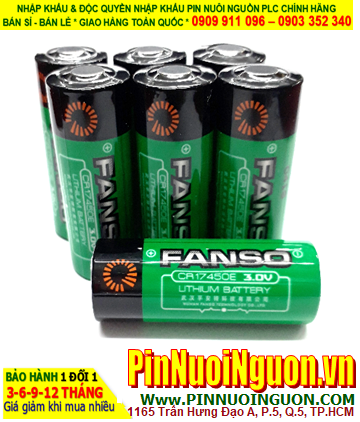 FANSO CR17450SE; Pin nuôi nguồn FANSO CR17450E lithium 3.0v 2200mAh chính hãng
