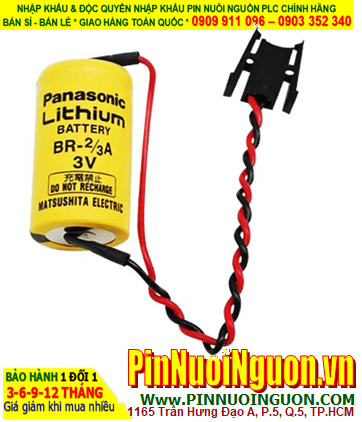 Panasonic BR-2/3A; Pin nuôi nguồn Panasonic BR-2/3A lithium 3v 2/3A 1200mAh _Xuất xứ Nhật