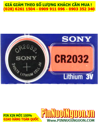 Pin máy đo huyết áp _Pin máy đo tiểu đường _Pin nhiệt kế Sony CR2032 lithium 3.0v _Made in Indonesia
