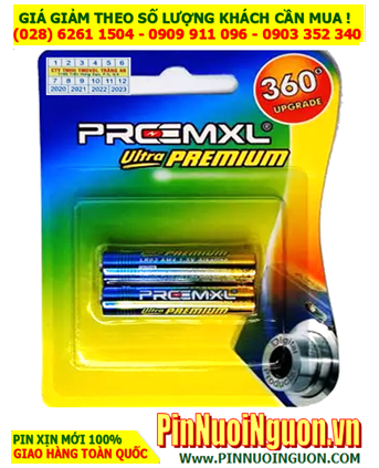 PREEMXL LR6 _Pin tiểu AA 1.5v Alkaline PREEMXL LR6 Ultra Premium (Vỉ 2viên)