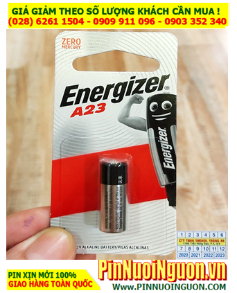 Pin chuông cửa Energizer A23 alkaline 12v; Pin chuông báo động 12v Energizer A23