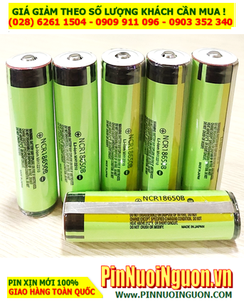 Pin đèn Pin Pin sạc lithium 3.7v Panasonic NCR18650B 3400mAh (pin có gắn mạch bảo vệ) chính hãng