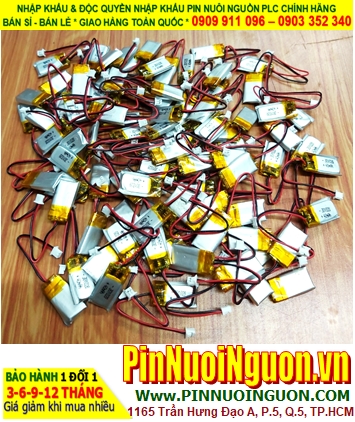 Pin tai nghe Bluetooth Pin sạc 3.7v Li-polymer LP-301020 (3mmx10mmx20mm) 120mAh _có mạch sẳn