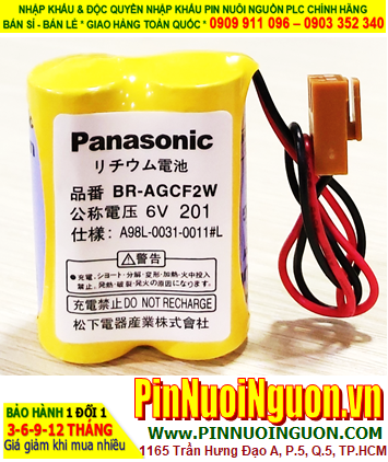 Panasonic BR-AGCF2W; Pin nuôi nguồn Panasonic BR-AGCF2W lithium 6v 2200mAh (2viên ghép đôi)_Xuất xứ Nhật