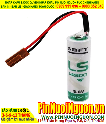 Pin Saft LS14500 _Pin LS14500; Pin nuôi nguồn PLC Saft LS14500 lithium 3.6v A 2600mAh _Xuất xứ Pháp