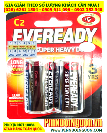 Eveready 1235-BP2; Pin C 1.5v Eveready 1235-BP2 Heavy Duty (Singapore) _Vỉ 2viên
