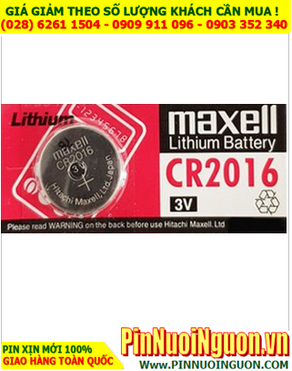 Pin Maxell CR2016 Pin CR2016 Pin 3v lithium Maxell CR2016 chính hãng _Cells in Japan