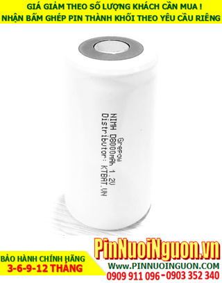 NICD D10000MAH 1,2V Battery | Available in stock ready for shipping