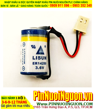 Lisun ER14250; Pin nuôi nguồn Lisun ER14250 lithium 3.6v 1/2AA 1200mAh chính hãng