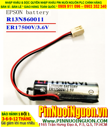 EPSON R13N860011, Pin nuôi nguồn PLC EPSON R13N860011 lithium 3.6v 2700mAh _Made in Japan