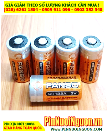 FANSO CR123A; Pin nuôi nguồn FANSO CR123A PhotoLithium 3.0v 2/3A
