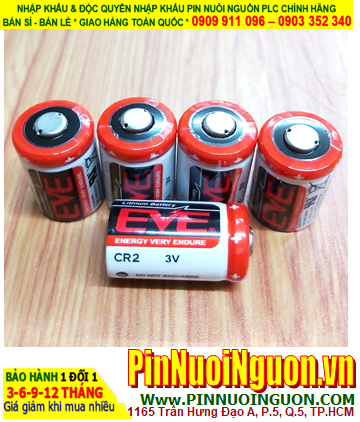 EVE CR2; Pin lithium 3.0v  EVE CR2 1/2AA 1000mAh (CR14250) chính hãng