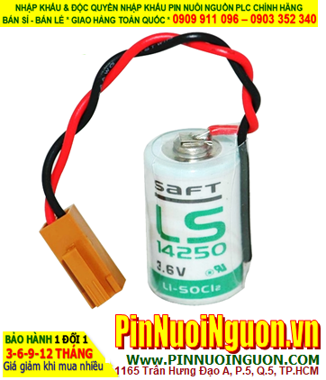 Saft LS14250 Lithium 3.6V size 1/2AA Battery for PLC-CNC  | In stock now