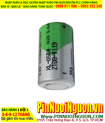 XENO XL-050H; Pin nuôi nguồn XENO XL-050H lithium 3.6v 1/2AA 850mAh _Xuất xứ Hàn Quốc
