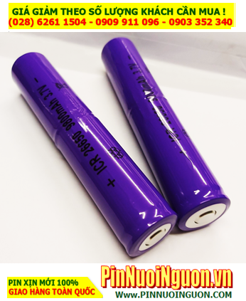 ICR26650-9800mAh-3.7v, Pin sạc Lithium đèn pin ICR26650-9800mAh Lithium 3.7v (Chỉ sử dụng cho đèn Pin)