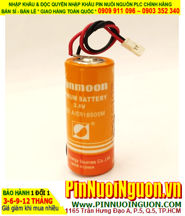 Pin ER18505M _Pin Sunmoon ER18505M; Pin nuôi nguồn Sunmoon ER18505M lithium 3.6v 3200mAh chính hãng
