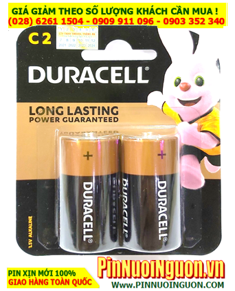 Duracell MN1400 LR14 C2, Pin trung C 1.5v Alkaline Duracell MN1400 LR14 C2 |MẪU MỚI