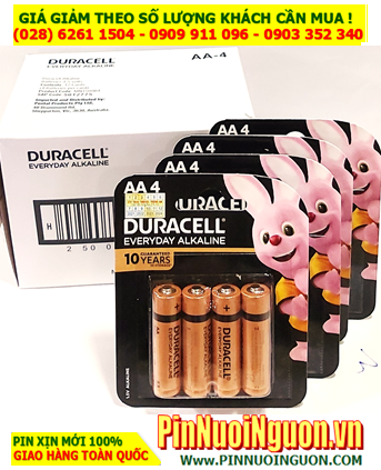 COMBO MUA 01Hộp Pin AA 1.5v Duracell MN1500-LR6 Alkaline (MẪU MỚI) _Giá chỉ 468.000đ/HỘP 48viên