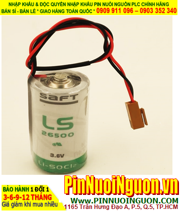 Pin LS26500 _Pin Saft LS26500; Pin nuôi nguồn Saft LS26500 lithium 3.6v C 7700mAh _Xuất xứ Pháp