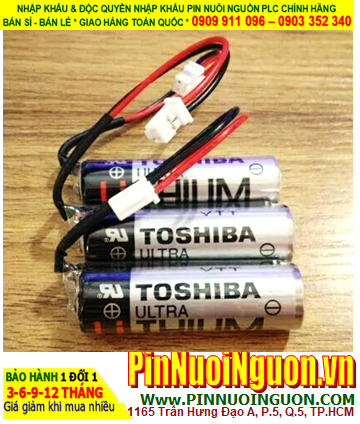 Toshiba ER6V; Pin nuôi nguồn PLC Toshiba ER6V lithium 3.6v AA 2000mAh chính hãng _Xuất xứ Nhật