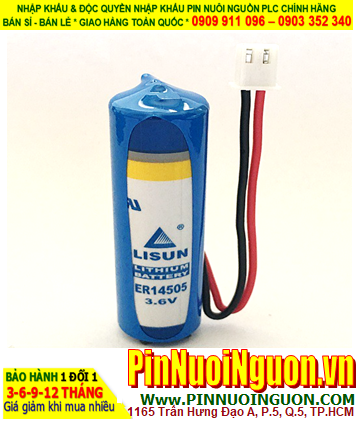 Lisun ER14505; Pin nuôi nguồn LISUN ER14505 lithium 3.6v AA 2400mAh chính hãng