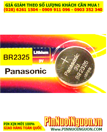Pin Remote Ôtô BR2325; Pin điều khiển Ôtô Panasonic BR2325 lithium 3.0v (Xuất xứ Indonesia)