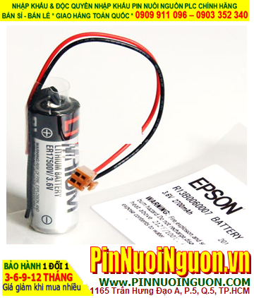 EPSON R13B0060007 _Pin nuôi nguồn PLC EPSON R13B0060007  lithium 3.6v 2700mAh _Made in Japan