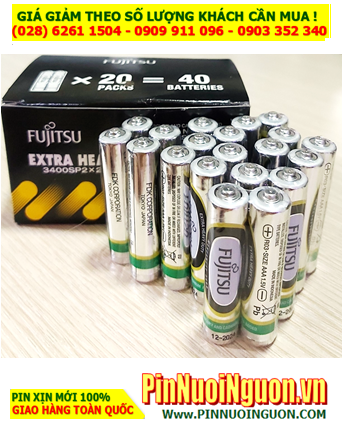 COMBO 1 HỘP 40viên Pin Fujitsu R03 MN3400SP2 1.5v Heavy Duty (Indonesia) _Giá chỉ 117.000/Hộp