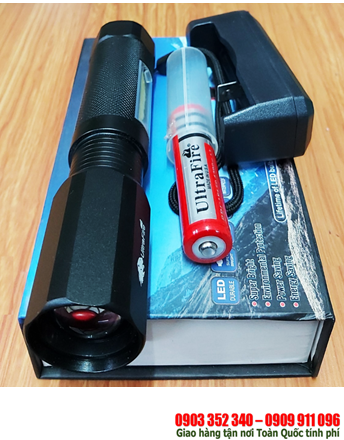 Đèn pin siêu sáng Ultrafire HY-E12 (XML-T6) bóng CREELED Made in Thailand| Bảo hành 3 tháng