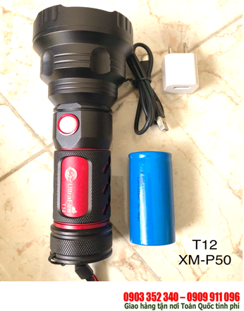 Ultrafire T12, Đèn pin siêu sáng Ultrafire T12 (SS-T40) bóng CreeLED với 3000 lumens chiếu xa 1000m