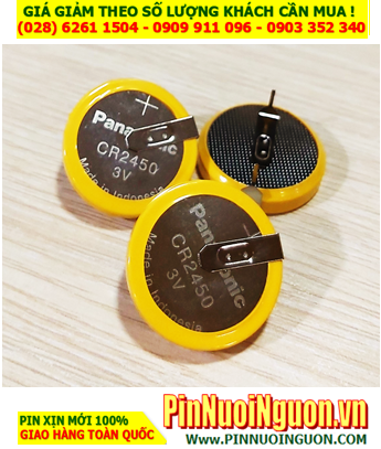 Pin nồi cơm điện 3v lithium Panasonic CR2450 (THÉP 2 CHÂN) _Made in Indonesia