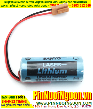 Sanyo CR17450E-R; Pin nuôi nguồn PLC Sanyo CR1745SE-R  2200mAh lithium 3.0v _Made in Japan