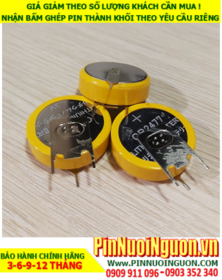 Pin CMOS CR2477; Pin CMOS CR2477 lithium 3v (3 CHÂN THÉP) chính hãng _Xuất xứ Liên doanh
