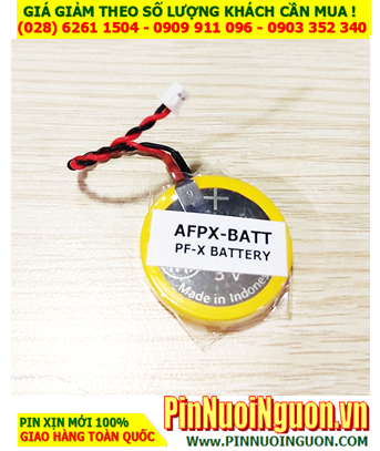 AFPX-BATT; Pin nuôi nguồn PLC AFPX-BATT lithium 3v (Zắc cắm) _Made in Indonesia