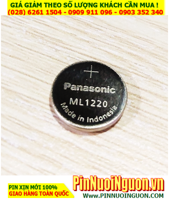 Panasonic ML1220, Pin sạc 3v lithium Panasonic ML1220 chính hãng _Xuất xứ Indonesia