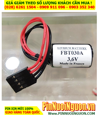 FUJI FBT030A ; Pin nuôi nguồn FUJI FBT030A lithium 3.6v 1/2AA 1200mAh _Xuất xứ Pháp