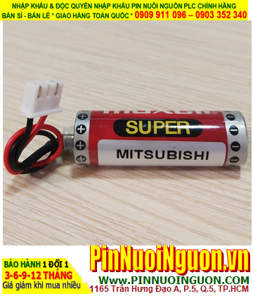 Mitsubishi FX2N; Pin nuôi nguồn Mitsubishi FX2N Lithium 3.6v AA1800mAh  _Xuất xứ Nhật