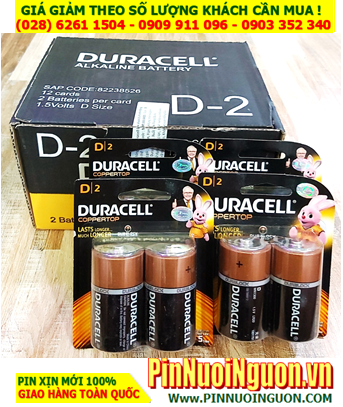 COMBO MUA 01HỘP 12vỉ Pin đại D 1.5v Duracell MN1300-LR20 Alkaline chính hãng _Giá chỉ 696.000/HỘP
