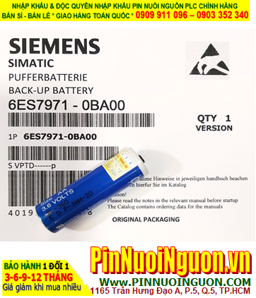 Pin Siemens 6ES7971-0BA00; Pin nuôi nguồn PLC Siemens 6ES7971-0BA00 lithium 3.6v AA 2400mAh _Xuất xứ Đức