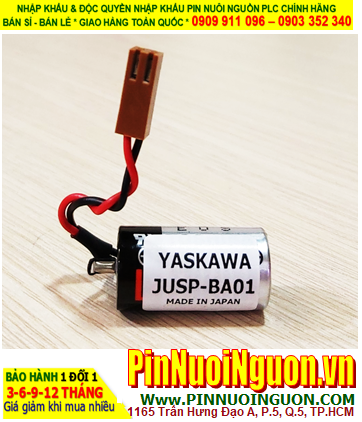 Yaskawa JUSP-BAT01; Pin nuôi nguồn Yaskawa JUSP-BAT01 lithium 3.6v 1/2AA _Xuất xứ Nhật