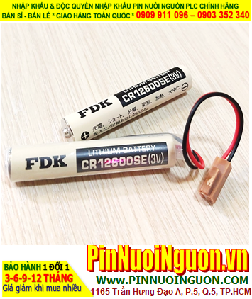 Pin CR12600SE _Pin FDK CR12600SE; Pin nuôi nguồn FDK CR12600SE lithium 3v 1450mAh _Xuất xứ Nhật