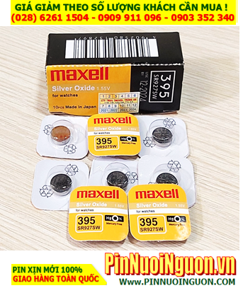 Maxell SR927SW _Pin 395; Pin đồng hồ 1.55v Silver Oxide Maxell SR927SW _Pin 395_Japan _Vỉ 1viên