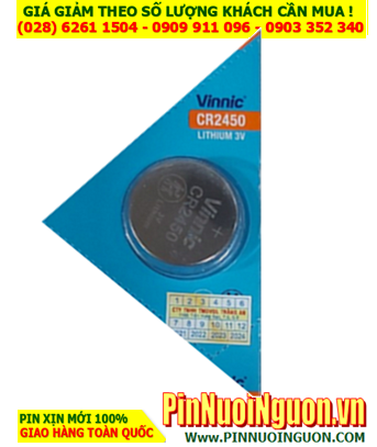 Vinnic CR2450, Pin 3V lithium Vinnic CR2450 (550mAh) chính hãng