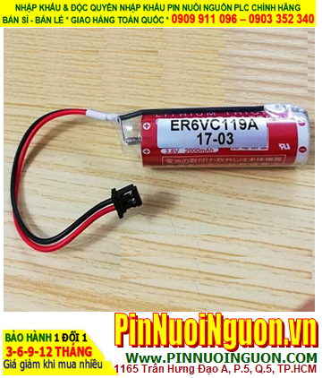 Pin ER6VC119A _Pin nuôi nguồn PLC ER6VC119A lithium 3.6v AA 2000mAh chính hãng _Made in Japan